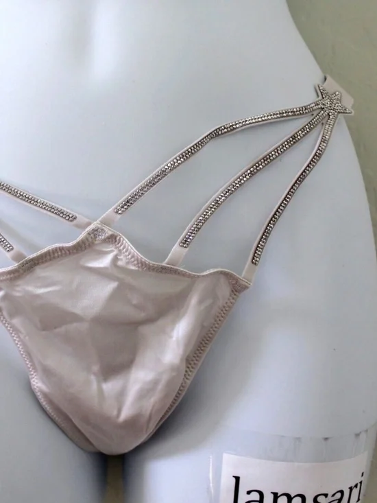 Victoria's Secret Very Sexy Starstruck Shine Smooth High-Leg Thong Panty Size L - Picture 5 of 5